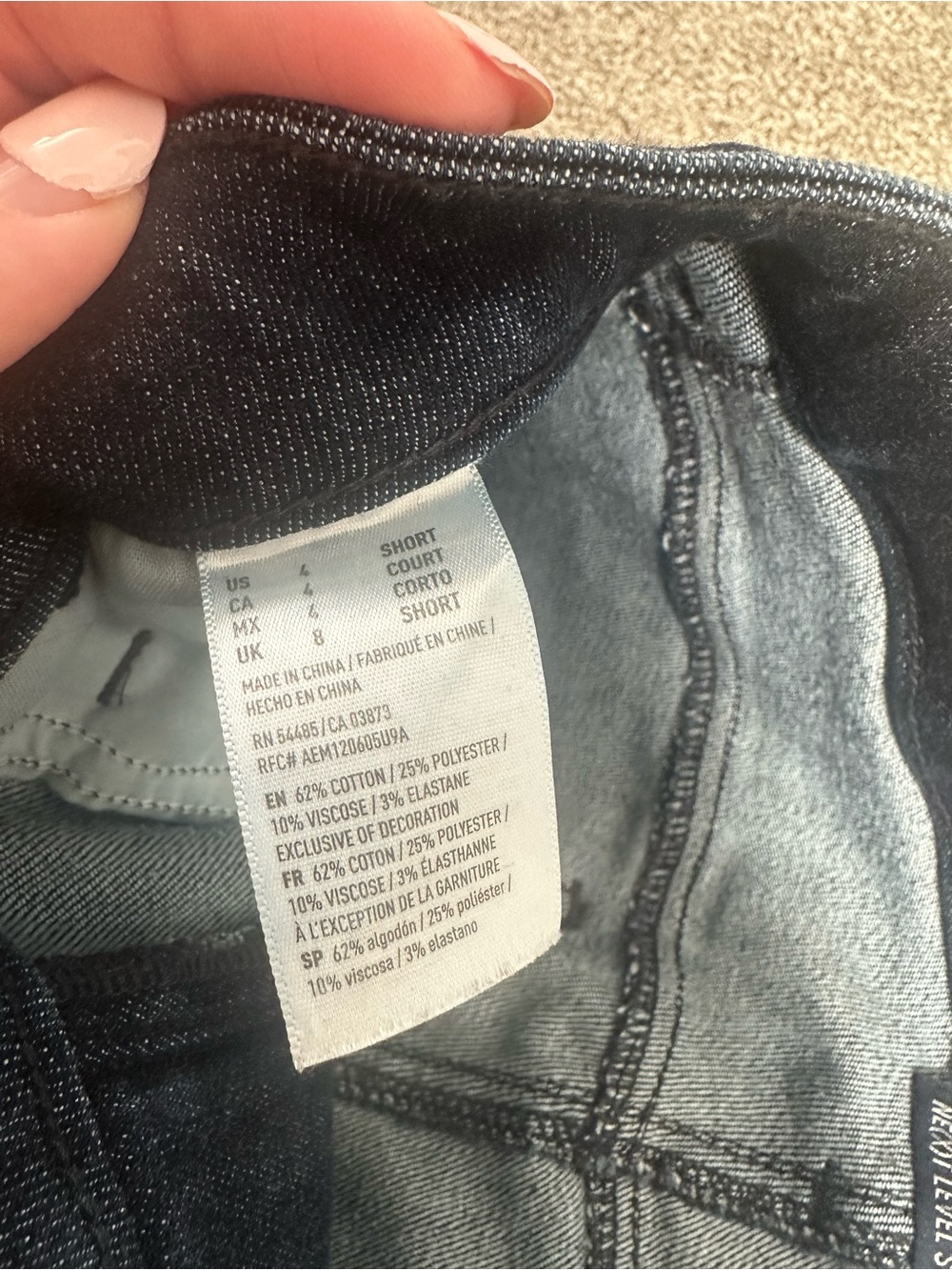 American Eagle Outfitters Dark Indigo Boyfriend Jeans - Picture 4 of 5